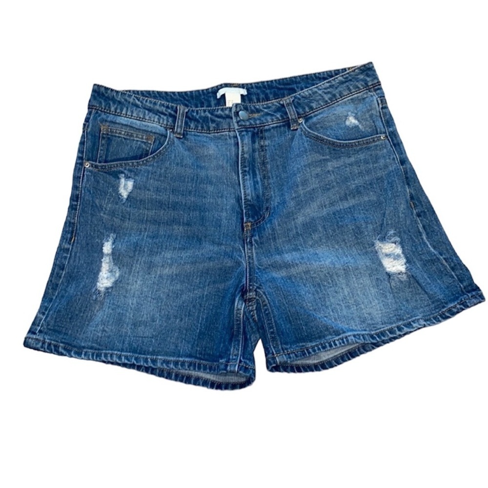 H&M Size 12 High Rise Jean Shorts
